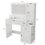 Functional Dressing Table With Open Shelves And Drawers For Bedroom Elegant Makeup Space