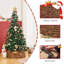Collier d'arbre de Noël, jupe d'arbre tissée des Fêtes-120939284-120939283