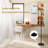 68" Adjustable Floor Lamp With 9W LED Edison Bulb, Pleated Lampshade, Foot Switch & Zipper Control