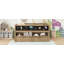 Wood Low Loft Bed with Storage Shelves-1503068874