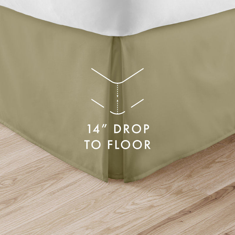  Jupe De Lit De 1800 Fils Roscoe, sauge, Simple