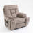 Old age electric lift chair, flat high density foam electric sofa, with heating and massage functions, can tilt to 180 degrees, 2 pocket cup holders, 2 remote controls, dual OKIN motors-2031725701