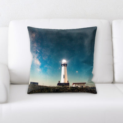 Illuminated Microsuede Reversible Throw Pillow