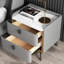 Darryel 50cm W Solid Wood Bedside Table