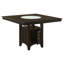 Table de salle à manger à hauteur de comptoir à 1 porte Tolland Cappuccino