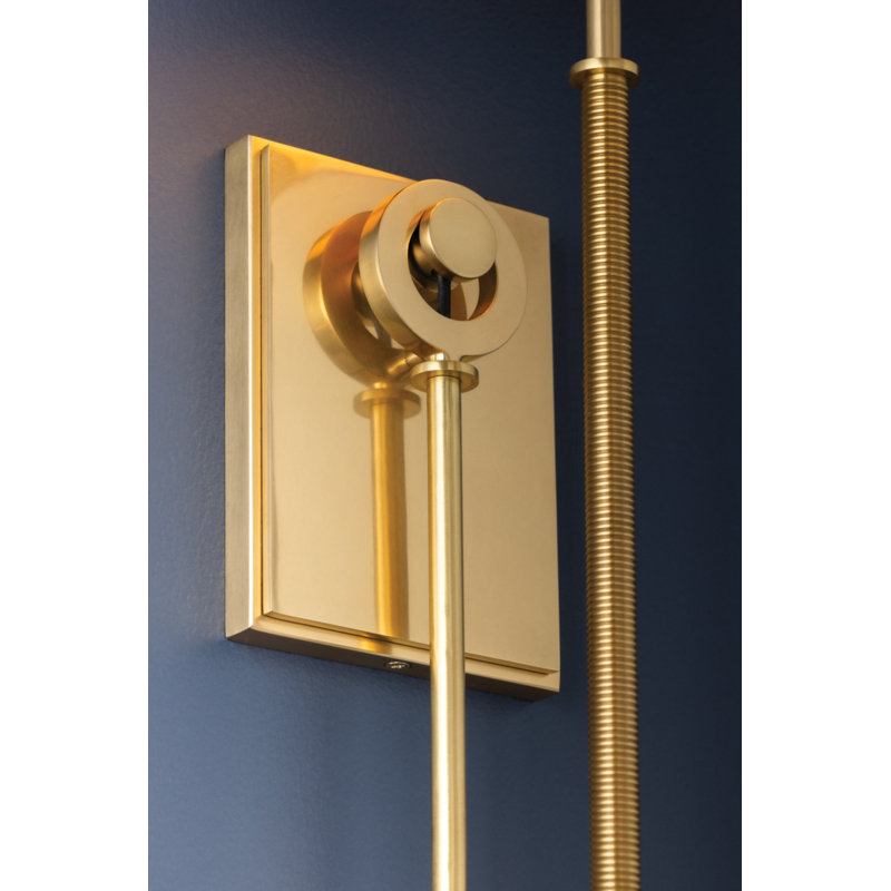 Glenmont Wall Sconce in Aged Brass, Gold