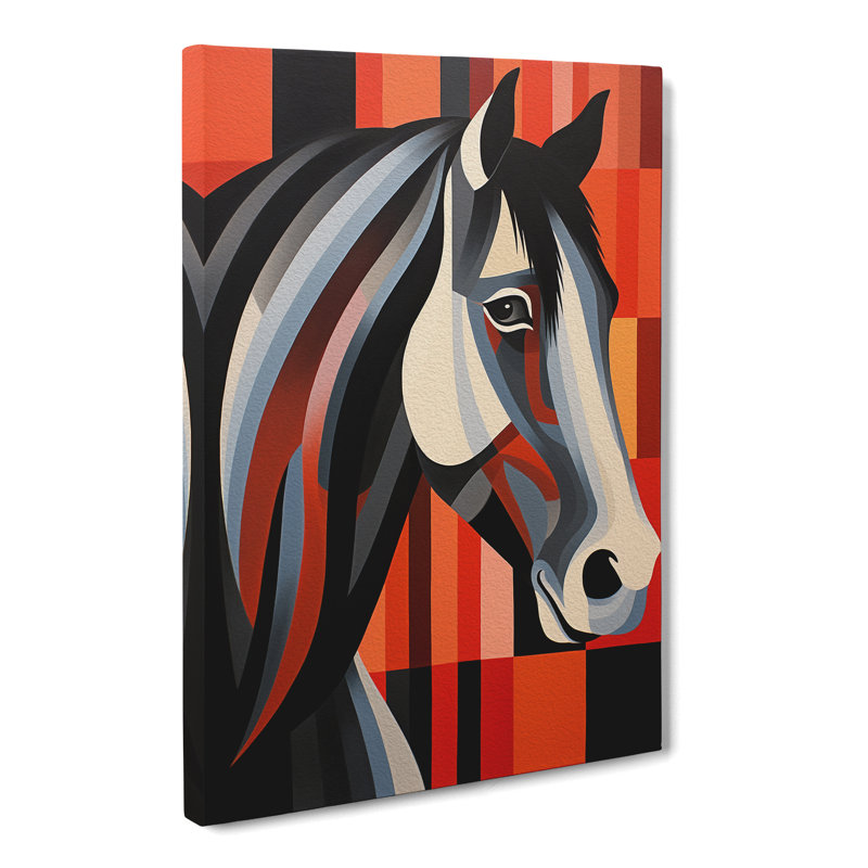 Shire Horse Op - Wrapped Canvas, 76cm H x 50cm W x 3cm D