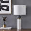 Lampe de table blanche 29,5 po Bingley