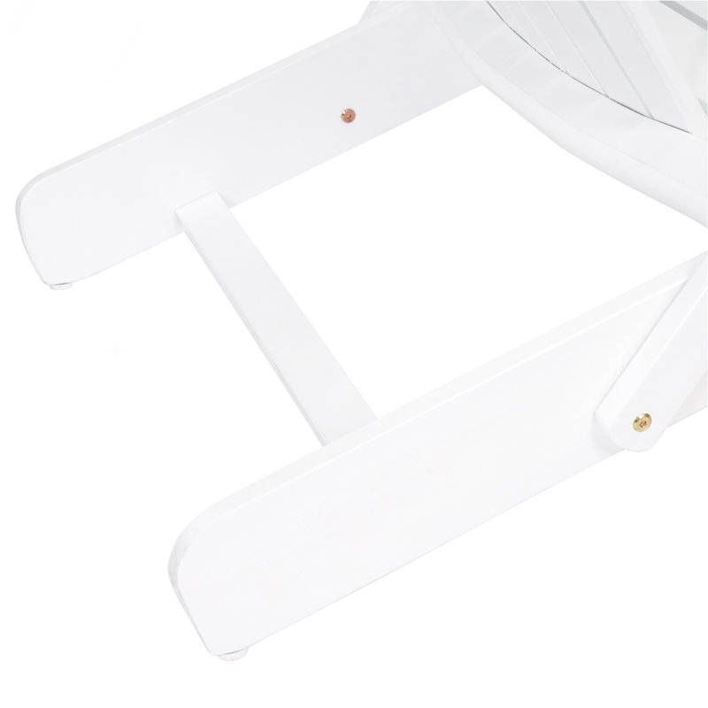 Acacia Patio Lounge Chair, White