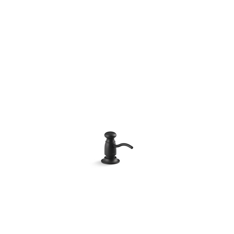 Traditional Soap & Lotion Dispenser, Matte Black