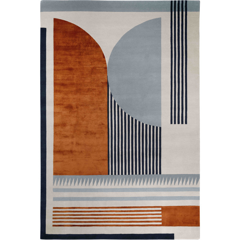 Forma Rust Area Rug, Rectangle 12' x 18'