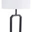Ensemble de 2 lampes de table noires 21 po, 2 pièces