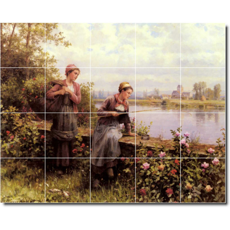Carreau de peinture murale 40 po x 32 po 8 po x 8 po, Country 05082