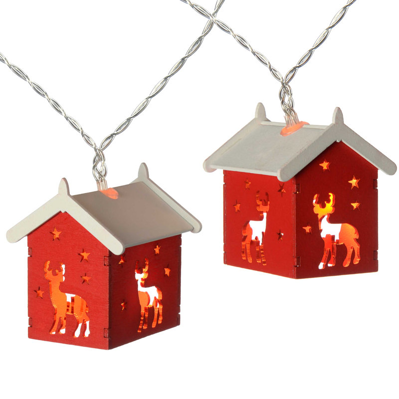 0.11cm LED Battery Powered 10 - Bulb Novelty String Light