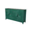 Buffet décoratif 59 "vert avec 4 portes