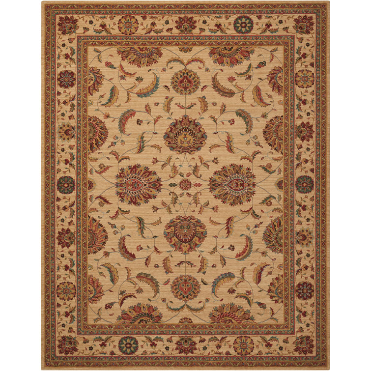 Bardwell Oriental Wool Area Rug