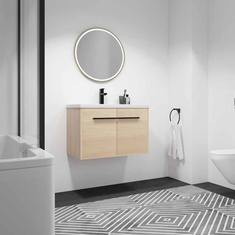 Bathroom Vanity With Sink (Oak)