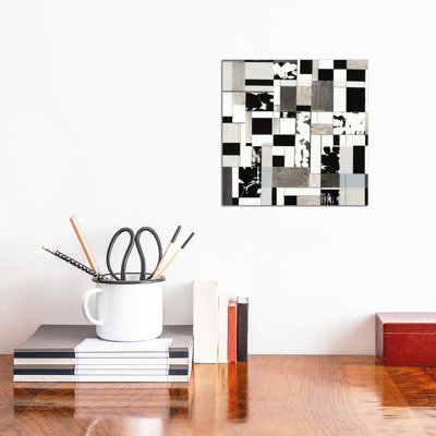 Squaresville 1 Piece Wrapped Canvas Wall Art
