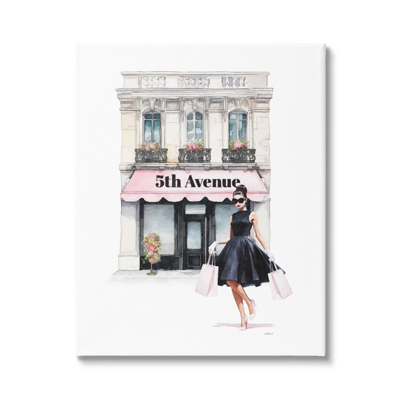 Femme, architecture de magasinage par Amanda Greenwood, H 20 po x l 16 po x P 1,5 po