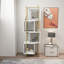 Agda 160cm H 38cm W Geometric Bookcase-1526832654