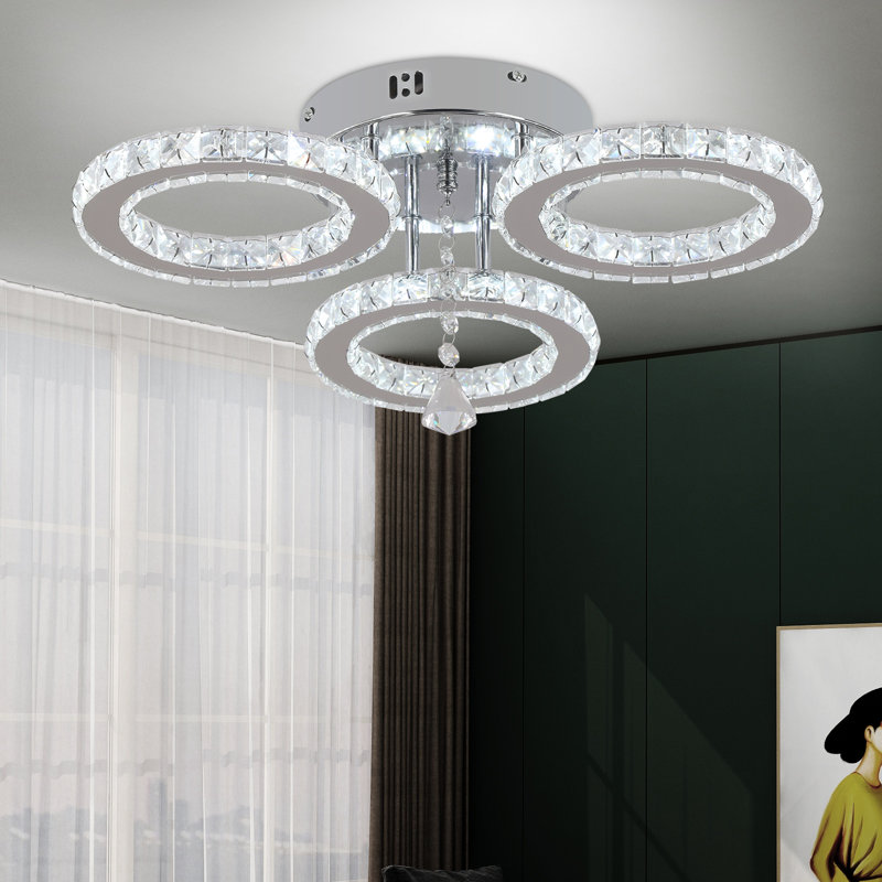 Cupples LED Semi Flush Mount, 6500K