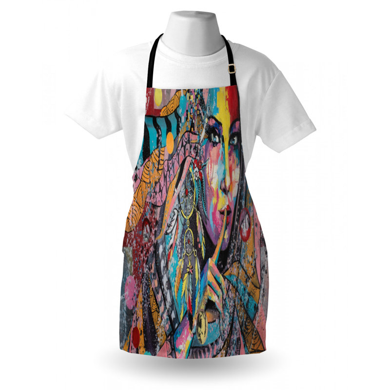 Tablier de fille à motif d’art fine