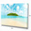 Tropical island panorama, reproduction de photo sur toile tendue-16484244