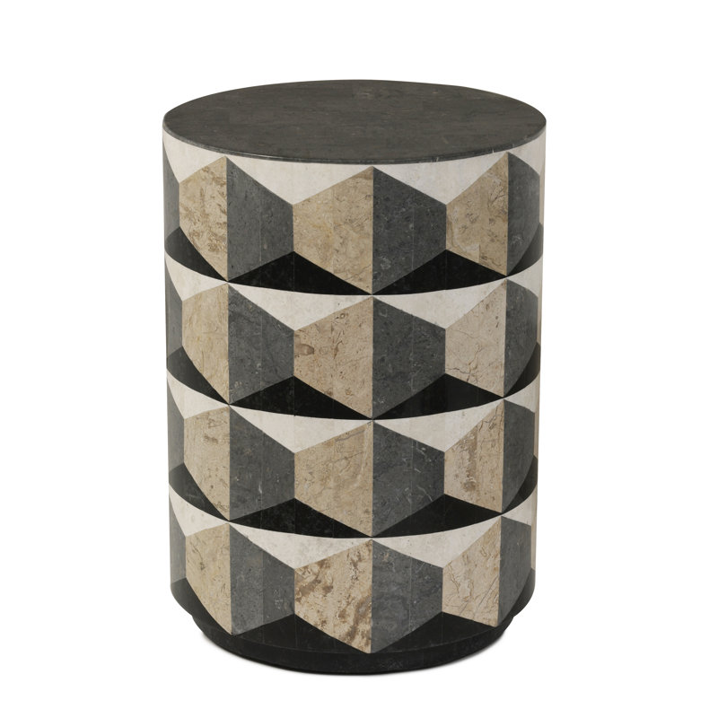 Milano End Table, 18" H x 12" W x 12" D