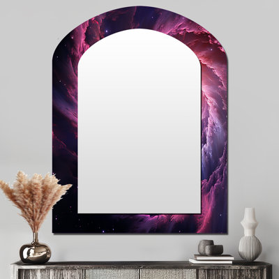 Abstrait galaxie mauve abstraite VI