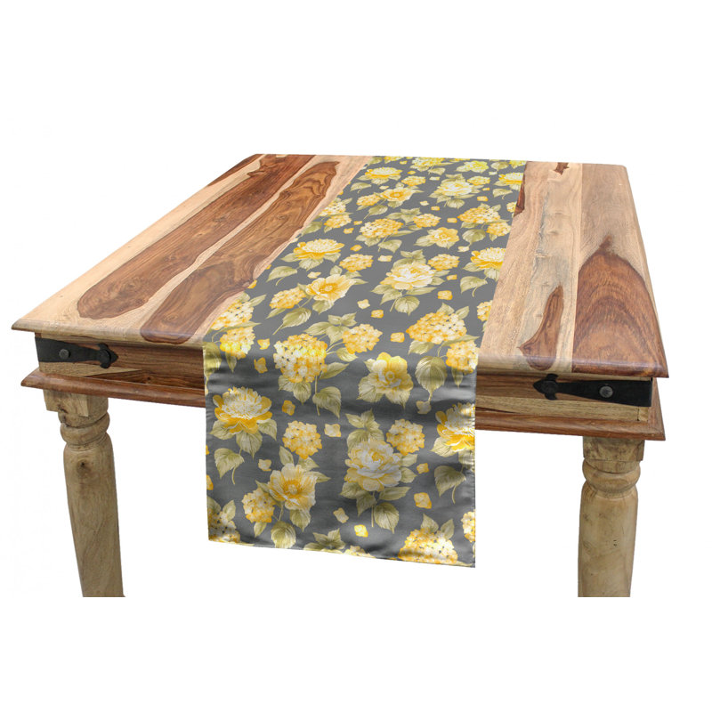 Floral Table Runner, 90" x 16"