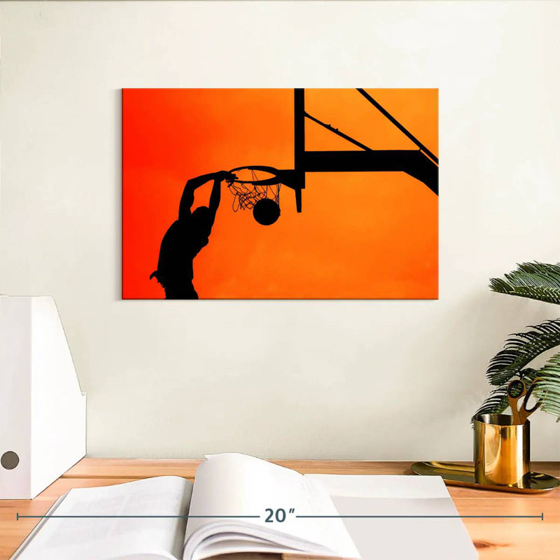 Sireci Basketball Dunk Shadow, 8" H x 12" W