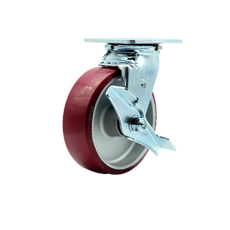 Poly on Aluminum Swivel Caster