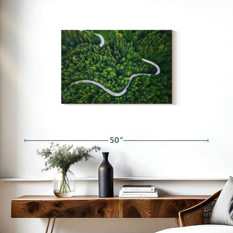 Alvord Winding Pine Forest Road, H 20 po x l 30 po