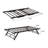 Twin Pop Up Trundle Bed Frame,Trundle Day Bed with Lockable Casters,Foldable Metal Platform-1712951808