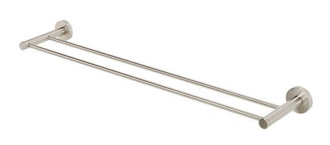 Towel Bar, Satin Nickel, 2" H x 26" W x 5.31" D