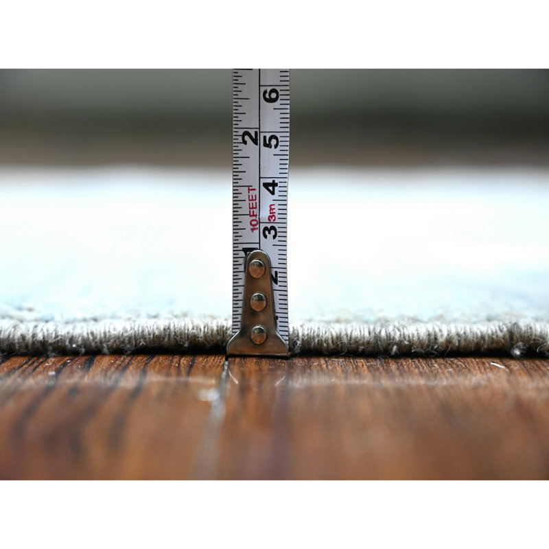 Tapis de couloir gris nouvel âge en laine 2 pi 8 po x 9 pi 5 po Zoriah