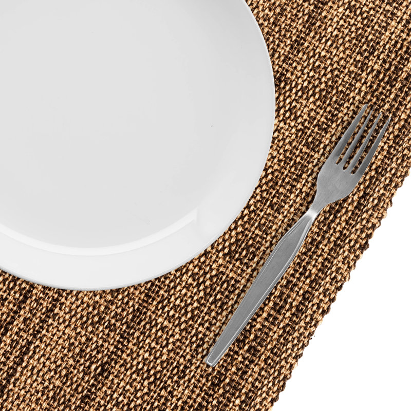 Aaronjacob Cotton Rectangle Table Runnner, Mocha