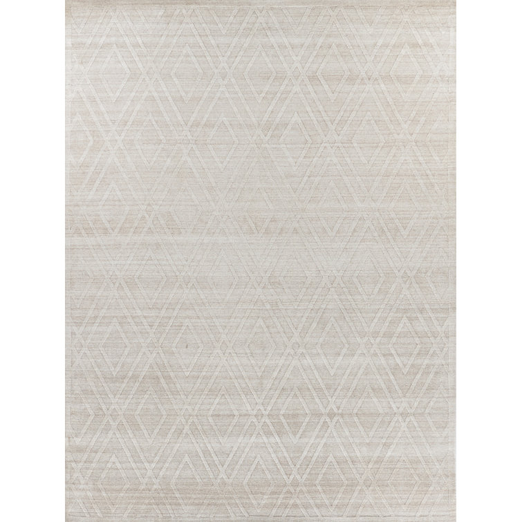 Castelli Geometric Area Rug in Light Beige