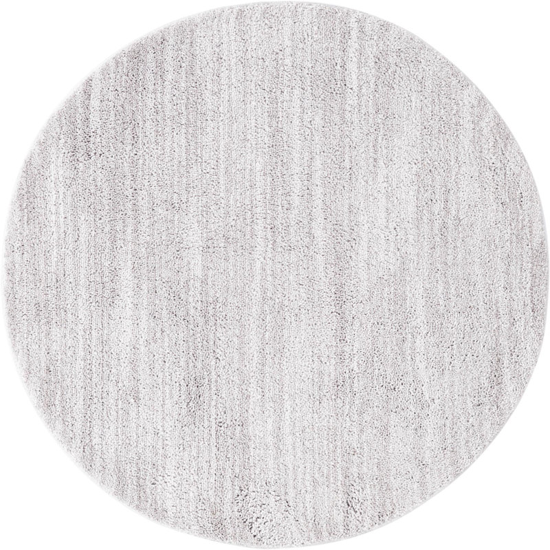 Vannino Jill Zarin Shaggy Shaggy Chic Rug, Round 5'3"