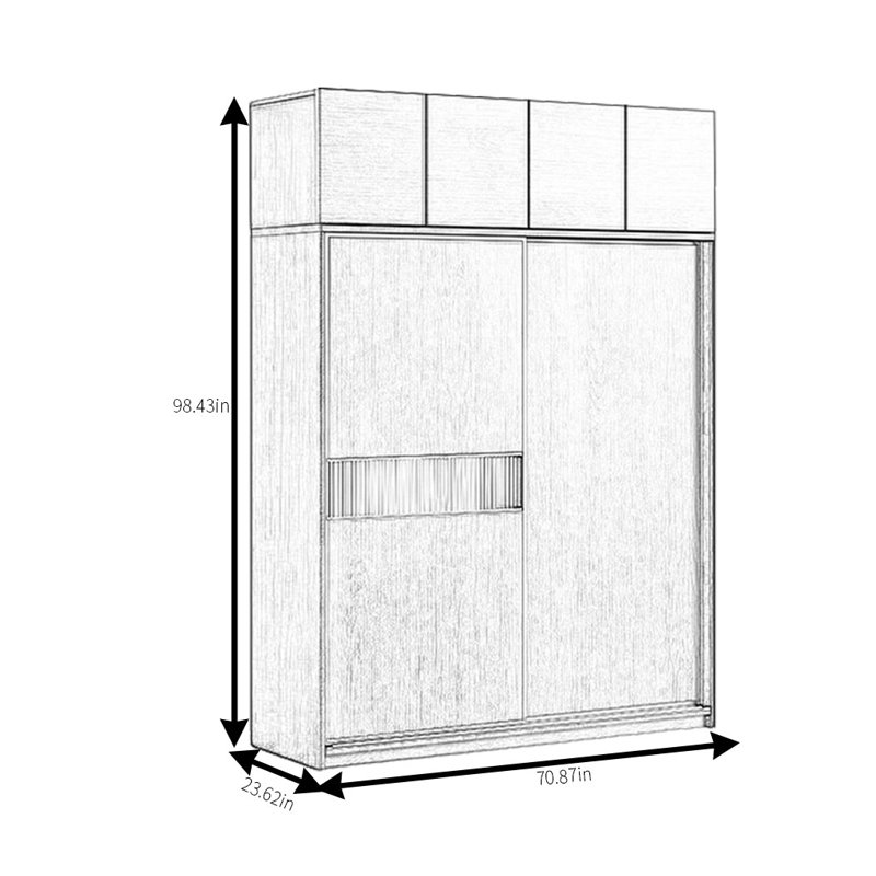 Matchett, H 98,43 po x l 70,87 po x P 23,62 po