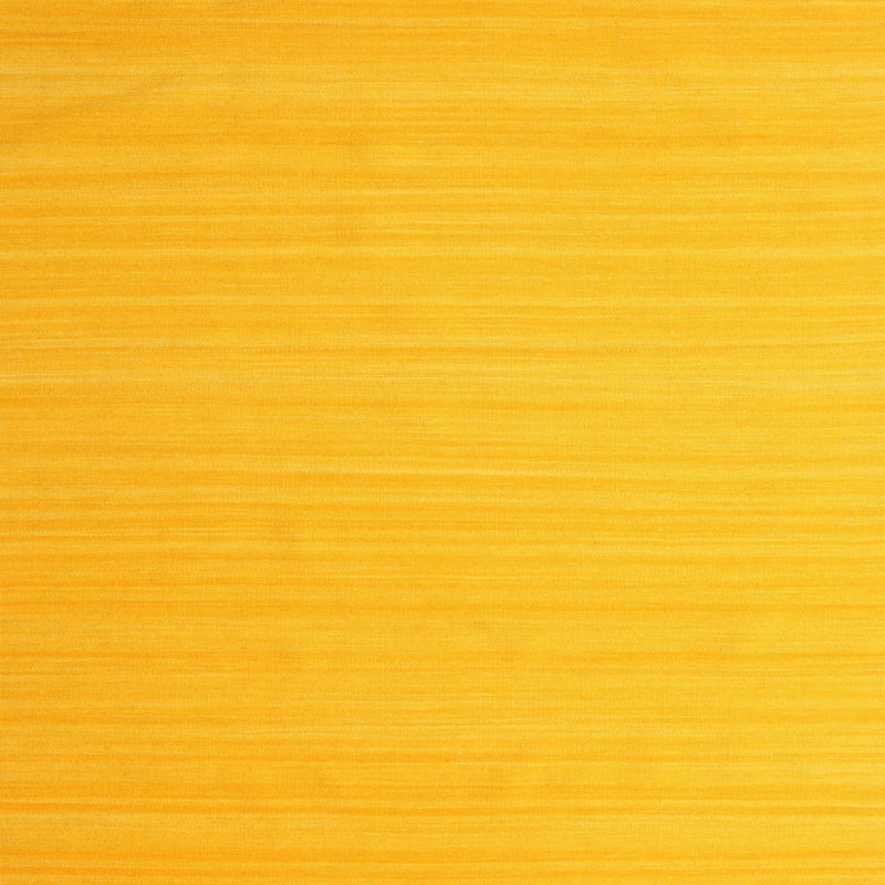 Tapis de zone jaune contemporaine, Carré 7 pi