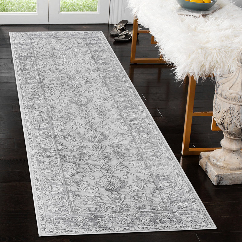 Area Rug, Collection Grey / Oriental, Runner 2'2" x 8'