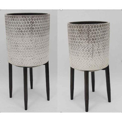 Elixabeth Round Etagere Plant Stand by Arlmont & Co.