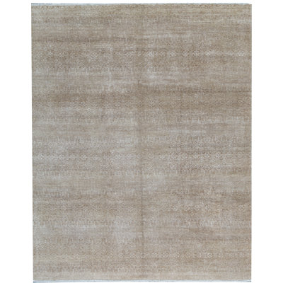 Hand-Knotted High-Quality Gold Area Rug