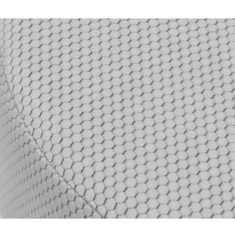 Repose-pieds Emmi-Leigh, 100 % polyester crème