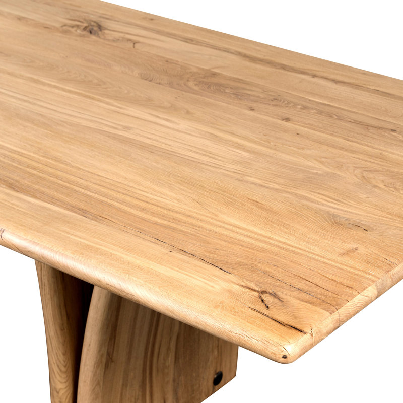 Marcon Dining Table-Grey Reclaimed French Oak, Natural