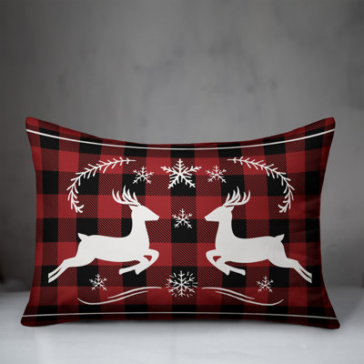  Reindeer Lumbar Pillow