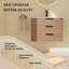 Ensemble de meuble-lavabo mural simple 30,03 po avec plateau en résine Jyoti