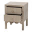 Table de chevet Bali & Pari Juniper Grasscloth