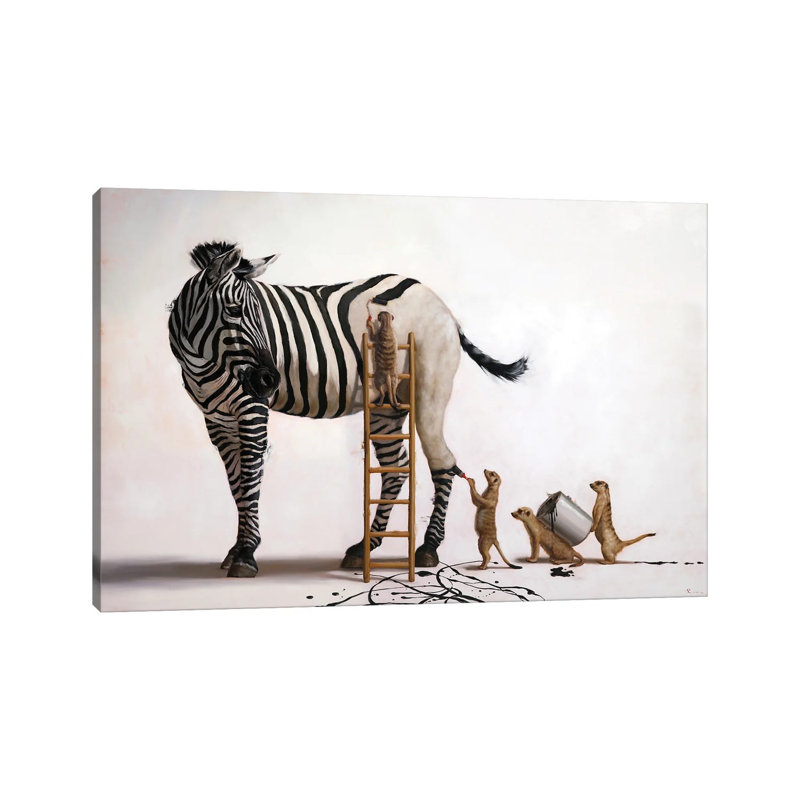 Le travail de peinture_1PC6, Sans cadre, toile, H 12 po x l 18 po